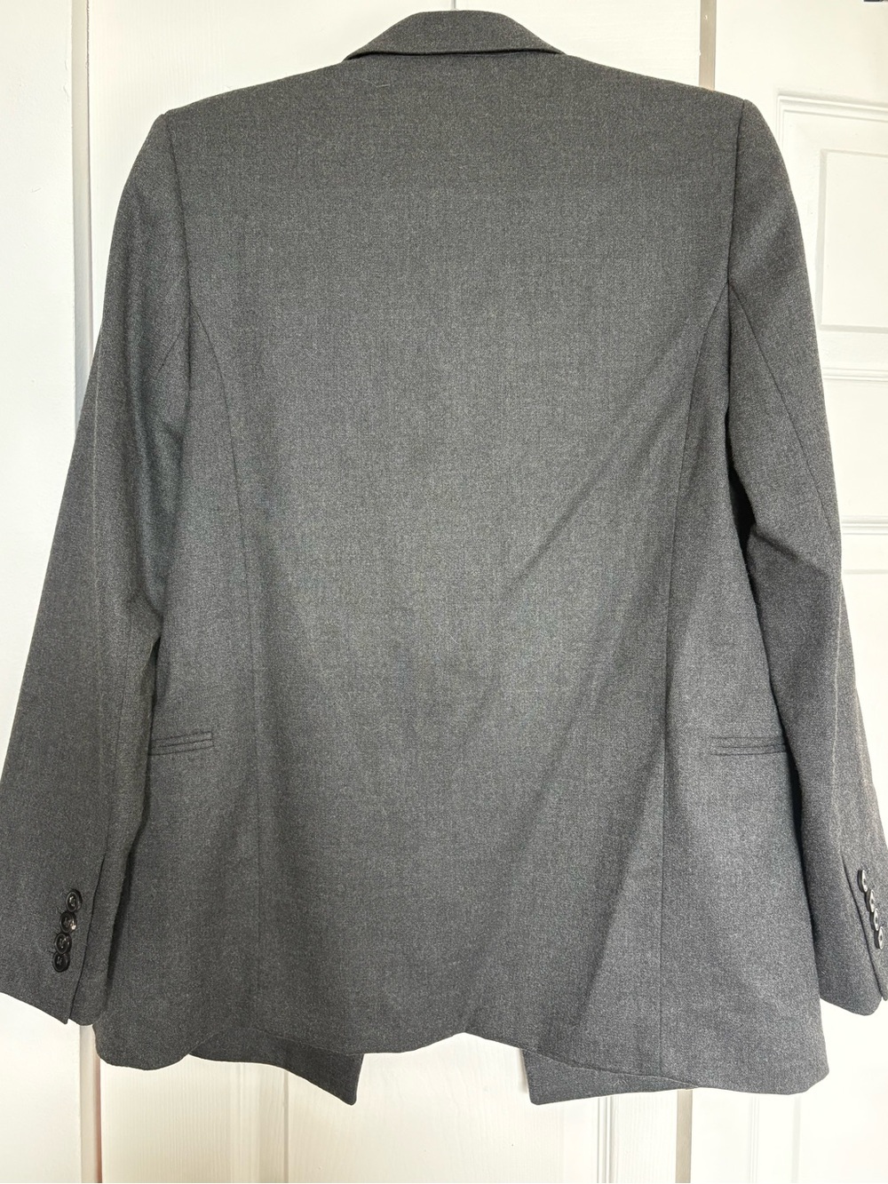 Zara Grey Wool-Blend Tailored Blazer size S - Picture 6 of 7